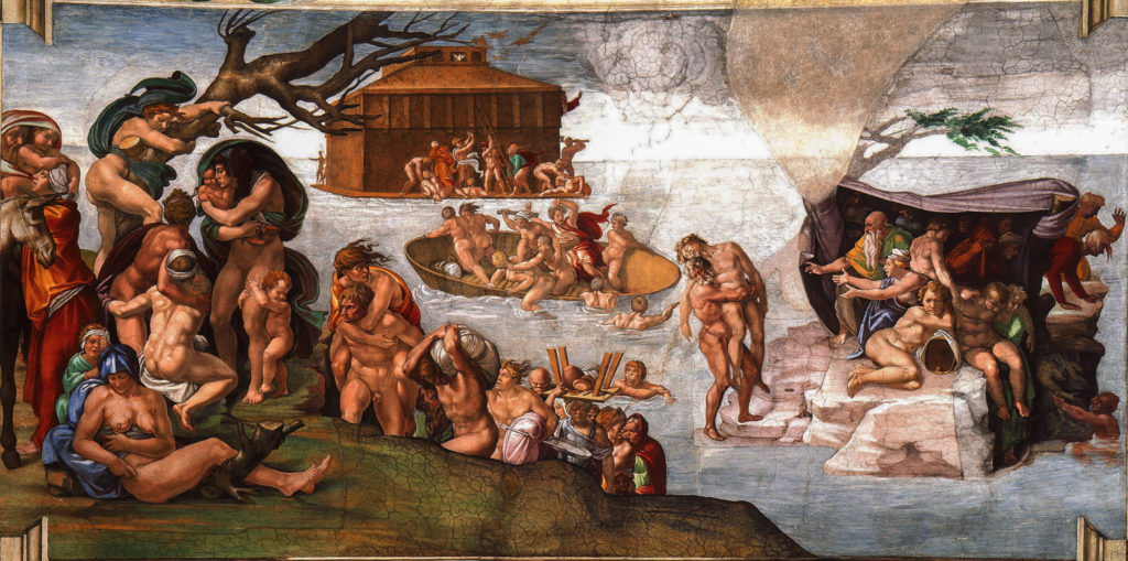 Michelangelo: Die Sintflut, 1508–10